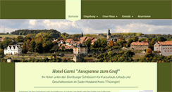 Desktop Screenshot of hotel-dornburger-schloesser.de