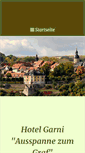 Mobile Screenshot of hotel-dornburger-schloesser.de